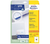 Etykiety białe ULTRAGRIP 105x57mm (25 arkuszy||250 etykiet) 6137 AVERY ZWECKFORM