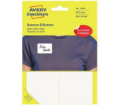 Etykieta identyfikatory imienne 80x54mm(10 arkuszy || 40etykiet) białe foliowe 51065 AVERY ZWECKFORM