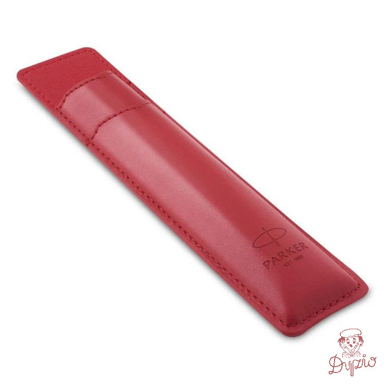 Etui skóropodobne PARKER pojedyncze na pióro lub długopis czerwone SLEEVE POUCH 2216949