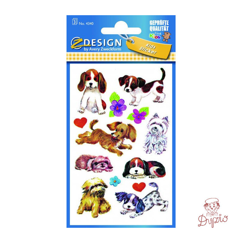 Naklejki ZF Psy 4340 Z-DESIGN KIDS AVERY ZWECKFORM