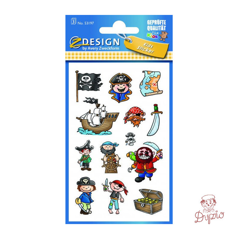 Naklejki ZF Piraci 53197 Z-DESIGN KIDS AVERY ZWECKFORM