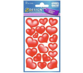 Naklejki kreatywne Z-DESIGN SERCA-papier błyszczący 53205 ZF AVERY ZWECKFORM