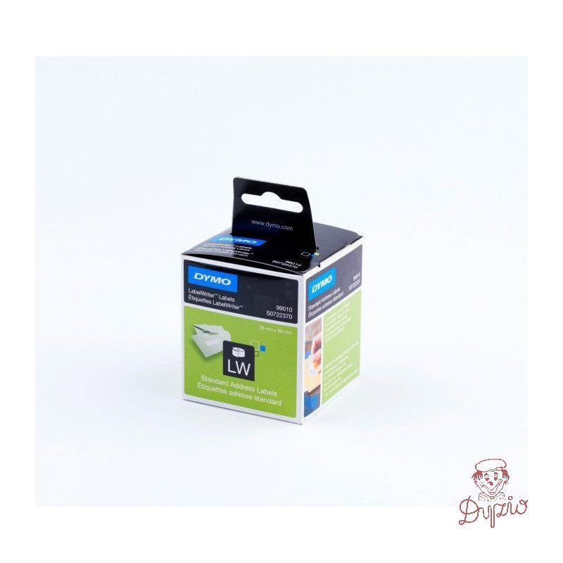 Etykiety DYMO adresowa 89x28 biała 99010 S0722370