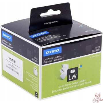 Etykiety DYMO na identyfikator imienny białe S0722560