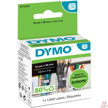 Etykiety DYMO podwójna 12x24/2 biała różnego przeznaczenia S0722530