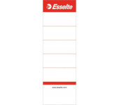 Etykiety grzbietowe do segregatorów 75mm (szerokość 50mm) białe 10sztuk 810801 ESSELTE