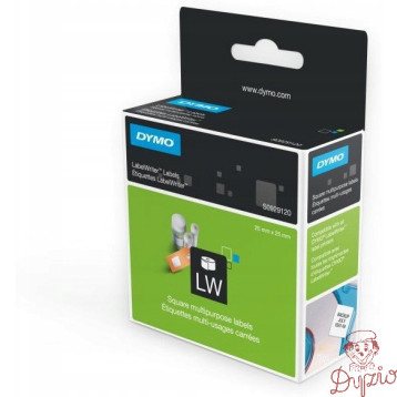 Etykiety DYMO MULTI 25x25 biały S0929120