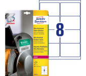 Etykiety foliowe A4 białe (10 arkuszy) 99,1x67,7mm L7914-10 do użytku zewnętrznego AVERY ZWECKFORM
