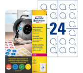 Etykiety inspekcyjne usuwalne 30mm 2480szt. L7804-10 białe AVERY ZWECKFORM