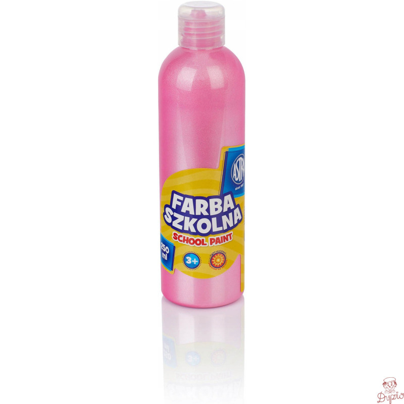 Farba szkolna 250ml perłowa różowa 301217038 ASTRA
