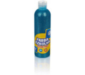 Farba plakatowa szkolna ASTRA 250ml brokatowy turkus 301217040 ASTRA