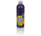 Farba plakatowa szkolna ASTRA 250ml brokatowy fiolet 301217042 ASTRA