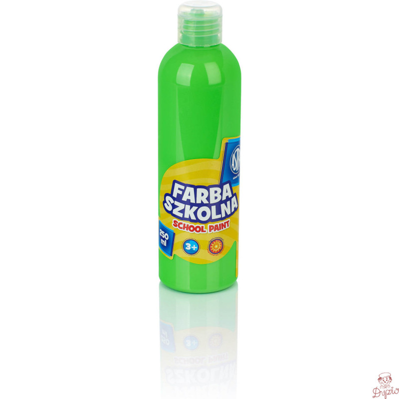 Farba plakatowa szklona 250ml fluorescencyjna zielona 301217031 ASTRA
