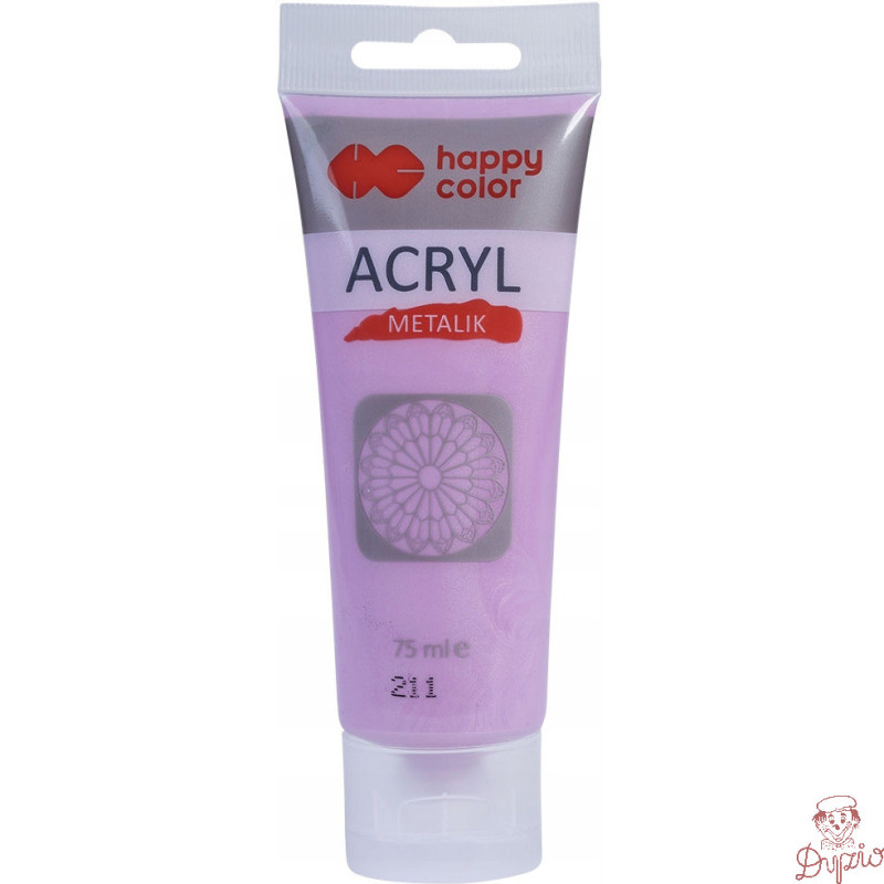 Farba akrylowa 75ml różowy metalik HA 7370 0075-211 Happy Color