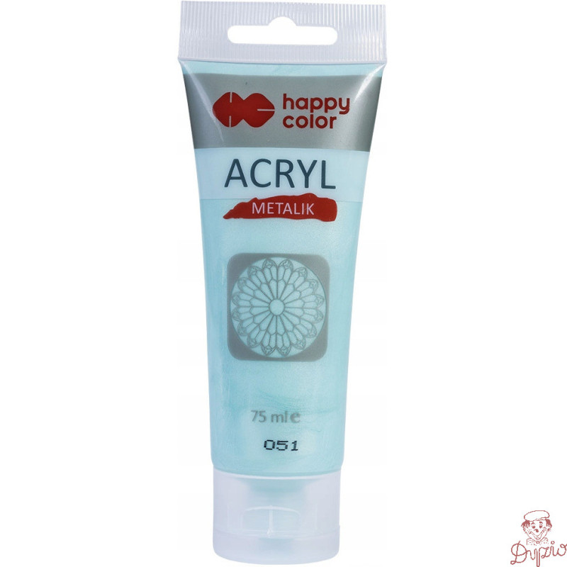 Farba akrylowa 75ml zielony miętowy HA 7370 0075-051 Happy Color