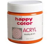 Farba akrylowa 250ml pomarańczowa HA 7370 0250-4 Happy Color