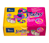 Farby plakatowe fluo 20ml. 6 kolorów KF002-A TETIS