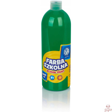Farba plakatowa szkolna 1000ml zielona jasna 301217051 ASTRA
