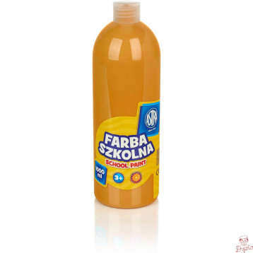 Farba plakatowa szkolna 1000ml brązowa jasna 301217057 ASTRA