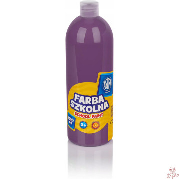 Farba plakatowa szkolna 1000ml śliwkowa fioletowa 301217065 ASTRA