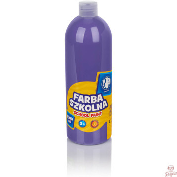Farba plakatowa szkolna 1000ml fioletowa 301217058 ASTRA