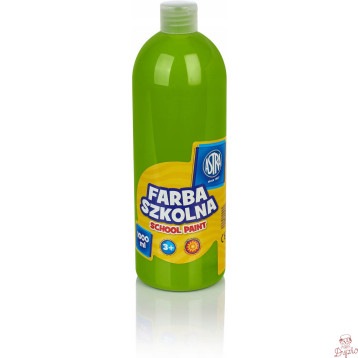 Farba plakatowa szkolna 1000ml limonkowa 301217045 ASTRA