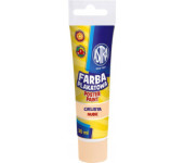 Farba plakatowa w tubkach 30ml szkolna cielista beżowa ASTRA