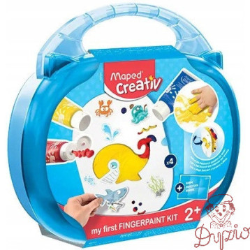 Farby do malowania palcami WALIZKA 907004 CREATIV MAPED