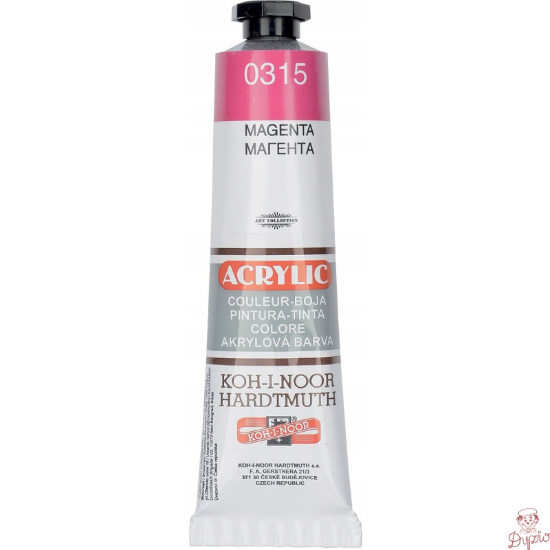 Farba akrylowa 162709 magenta 0315 40ml. KOH-I-NOOR
