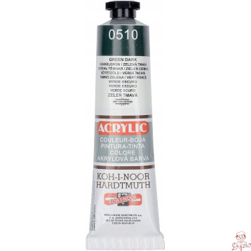 Farba akrylowa 162720 ciemnozielona 40ml. KOH-I-NOOR