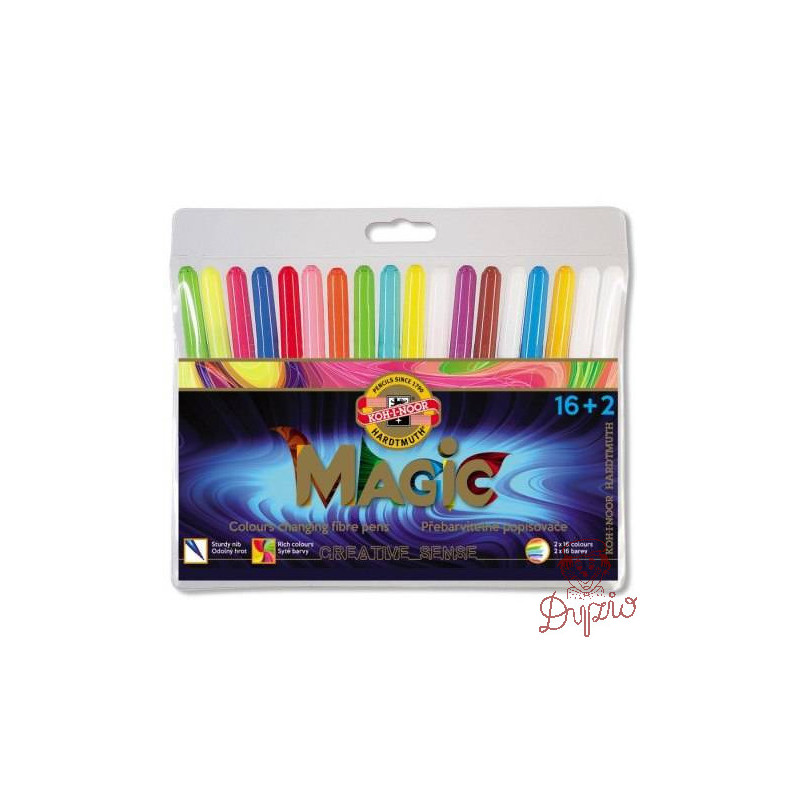 Flamastry MAGIC 16+2 7716 /12AH KOH-I-NOOR