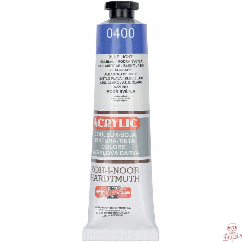 Farba akrylowa 162716 niebiesk 0400 40ml. KOH-I-NOOR
