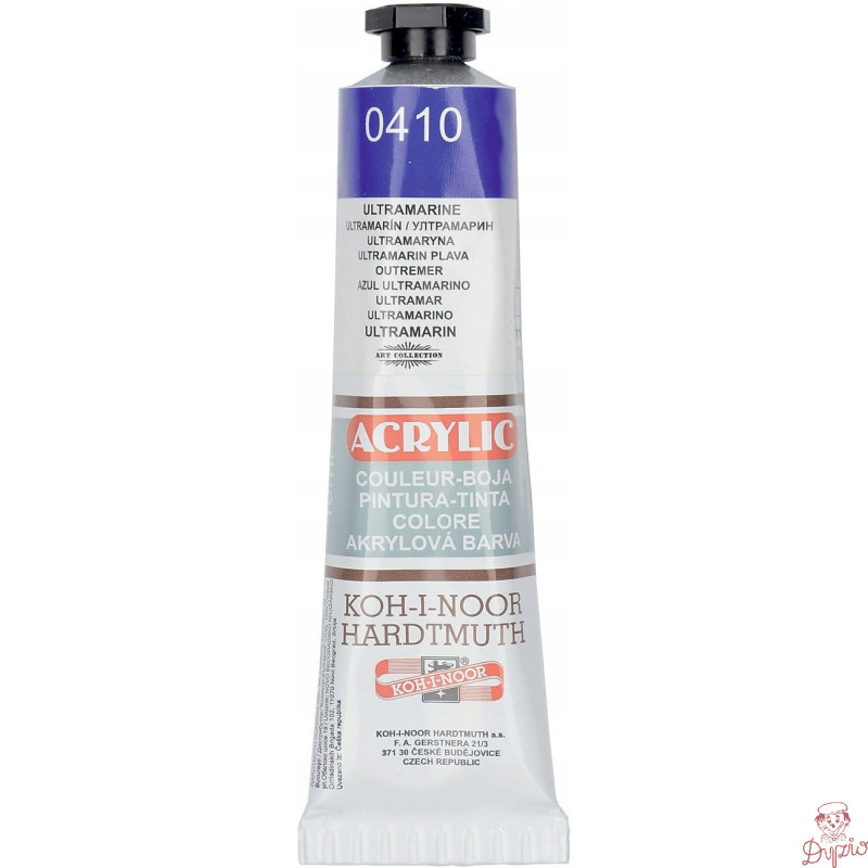 Farba akrylowa 162717 ultramaryna 0410 40ml. KOH-I-NOOR