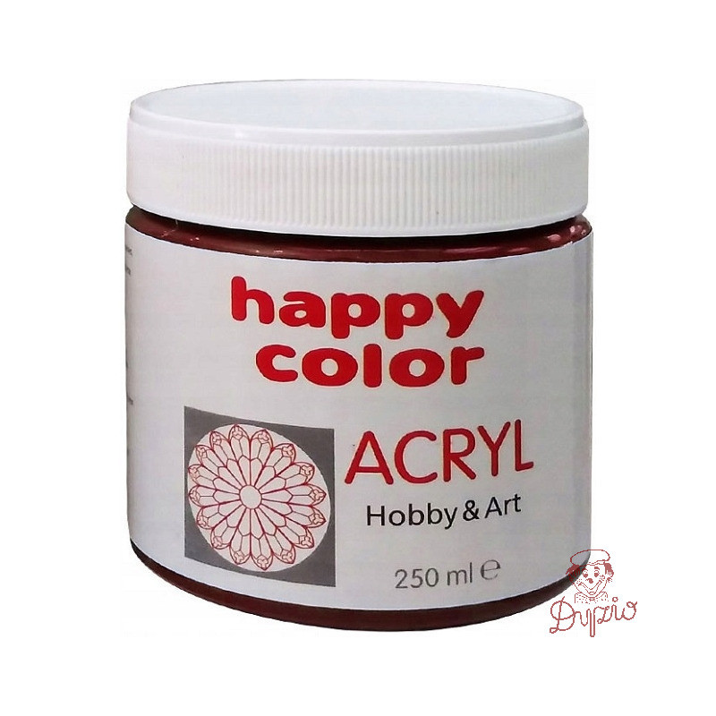 Farba akrylowa 250ml brązowy HA 7370 0250-7 Happy Color