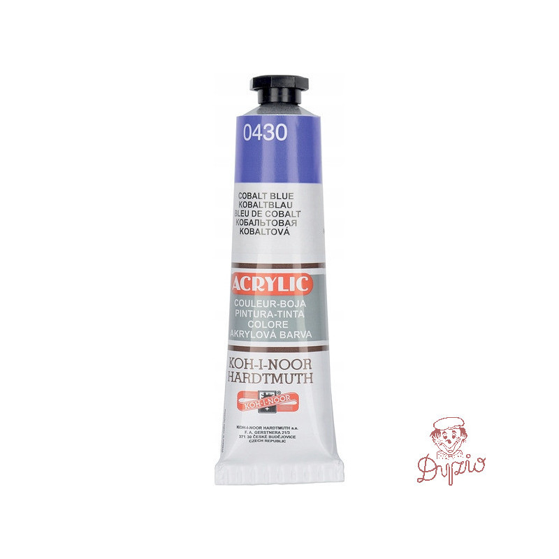 Farba akrylowa 162732 kobalt 0430 40ml. KOH-I-NOOR