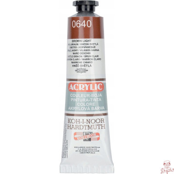 Farba akrylowa 40ml jasno brązowa 162738 KOH-I-NOOR
