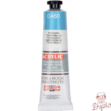 Farba akrylowa 162735 turkus 0460 40ml. KOH-I-NOOR