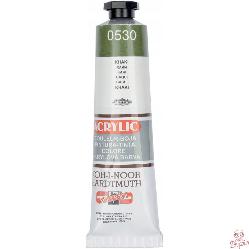 Farba akrylowa 162737 khaki 0530 40ml. KOH-I-NOOR