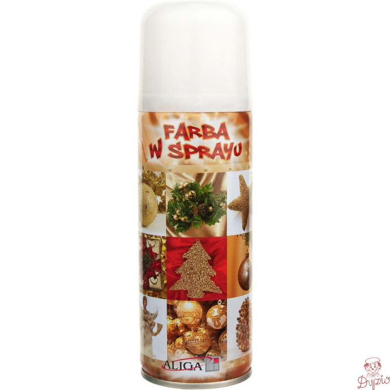 Farba w sprayu biała FS-100 ALIGA
