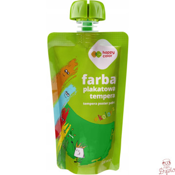 Farba plakatowa tempera zielona 100ml HA 3310 0100-5 HAPPY COLOR