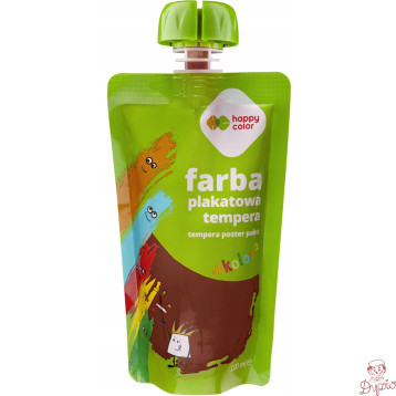 Farba plakatowa tempera brązowa 100ml HA 3310 0100-7 HAPPY COLOR