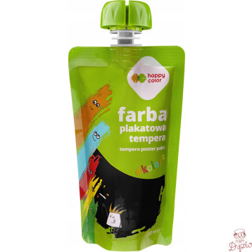 Farba plakatowa tempera czarna 100ml HA 3310 0100-9 HAPPY COLOR