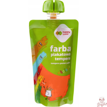 Farba plakatowa tempera pomarańczowa 100ml HA 3310 0100-4 HAPPY COLOR