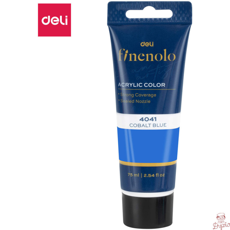 Farba akrylowa FINENOLO 75ml kobalt EC75-CB DELI