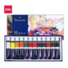 Farby akwarelowe FINENOLO 12 kolorów 12ml tuba EC19-12 DELI