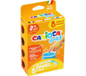 Farba CARIOCA tempera do malowania palcami 8 koloró 50ml. (43174) 170-2574