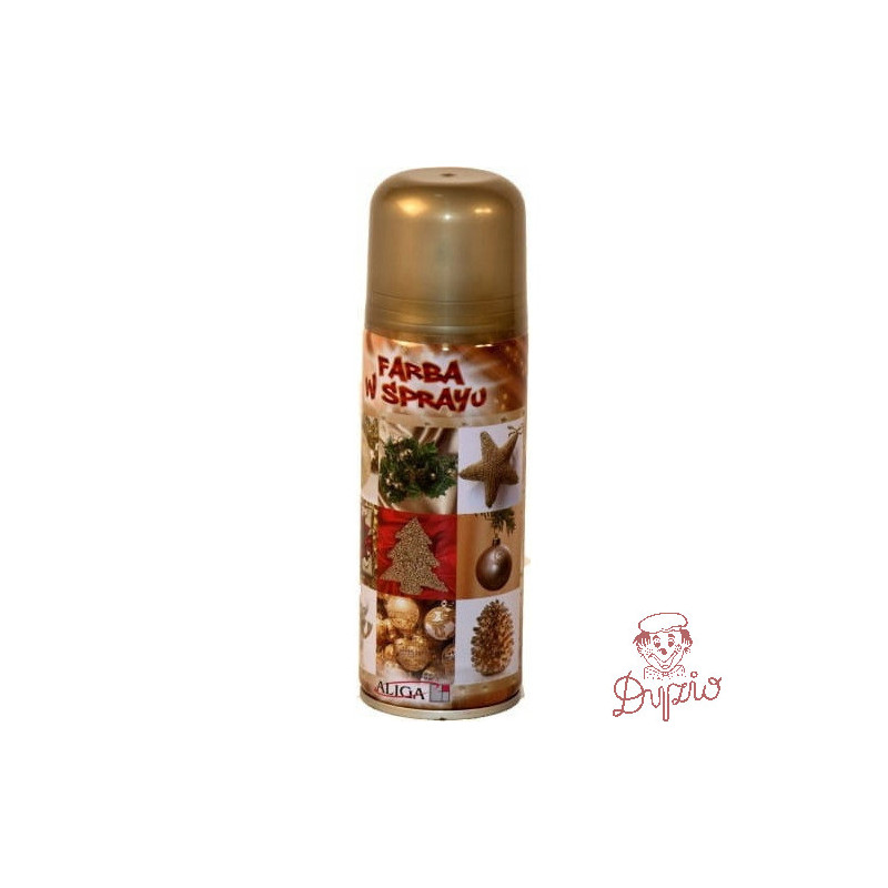 Farba w sprayu FS-100 złota ALIGA