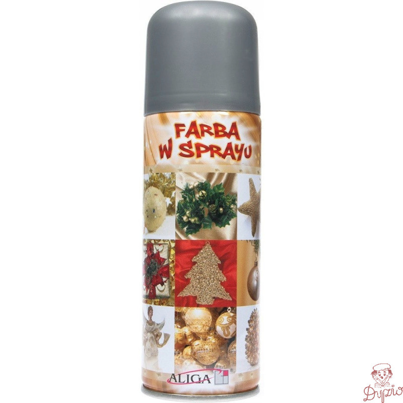 Farba w sprayu srebrna FS-100 ALIGA