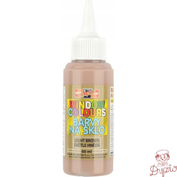 Farba witrażowa 60ml jasno brązowa 974212 KOH-I-NOOR