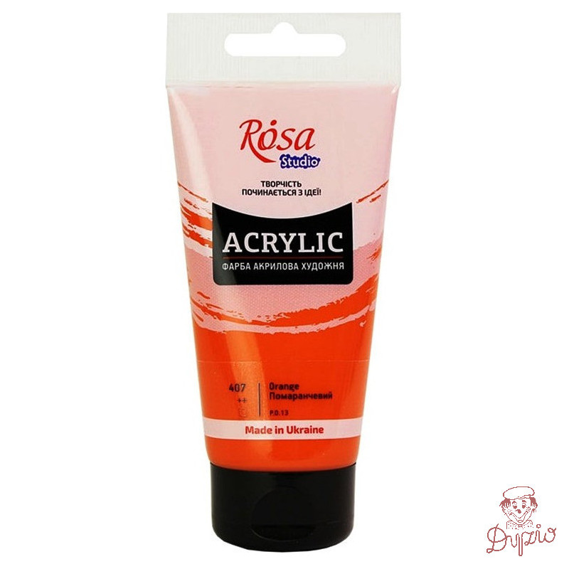 Farba akrylowa Rosa Studio 75ml ORANGE 407